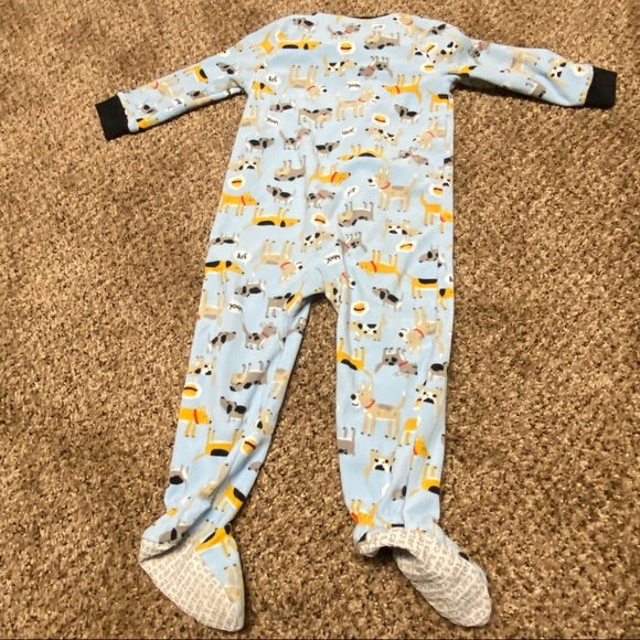 Carters Puppy Dog Feet Pajamas blue size 24 months - Picture 5 of 5